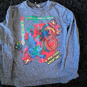 Kenzo Kids, size 6 boys long sleeve shirt
